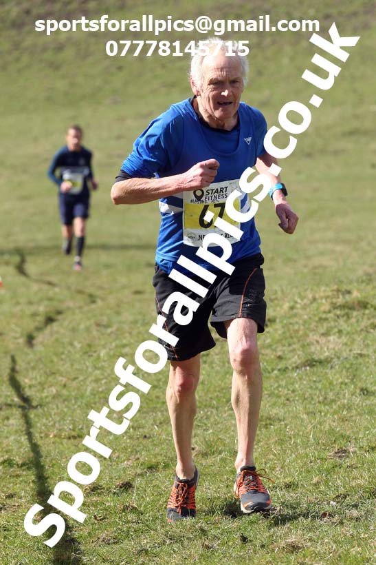 Masters men 2021 NECAA Cross Country Relays, Thornley Farm, Peterlee, Saturday, April 10th. Photo: David T. Hewitson/Sports for All Pics